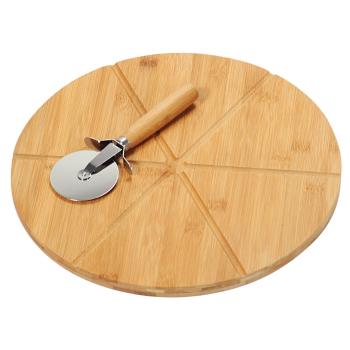 Kesper 58462 Doštička a krájač na pizzu, pr. 32 cm