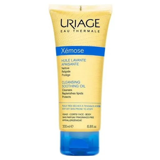 URIAGE Xémose Upokojujúci mycí olej na tvár a telo 200 ml