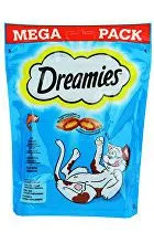 Dreamies pochúťka pre mačky s lososom 180g 3+1 zadarmo (do vypredania)