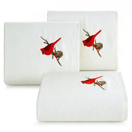 ArtFir Vianočná osuška PINO | biela 70 x 140 cm