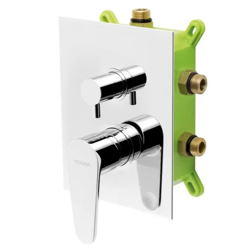 Novaservis Fresh sprchová a vaňová batéria vrátane podomietkového telesa chróm box96051rx,0 BOX96051RX.0