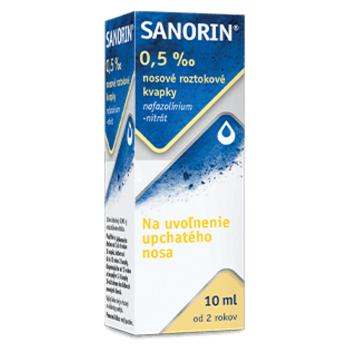 SANORIN 0,5 ‰ nosová roztoková instilácia 10 ml