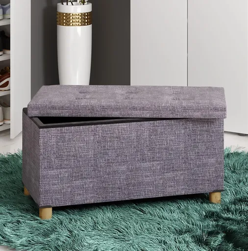 VCM Taburet Sizos L, světle šedá