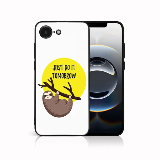 MY ART Ochranný kryt pre Apple iPhone 16e SLOTH (188)