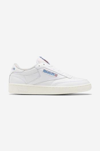 Kožené tenisky Reebok Classic Club C 85 Vintage GX4467-white, biela farba,