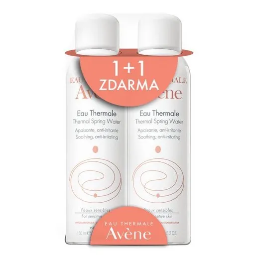 Avene Eau Thermale Duo termálna voda v spreji 2 x 150 ml darčeková sada