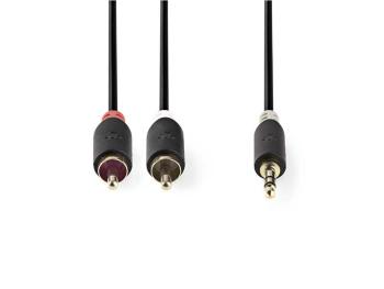 Kábel Jack 3,5mm stereo/2x Cinch 2m NEDIS CABW22200AT20