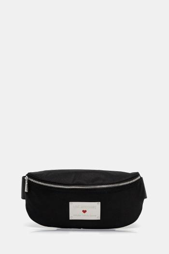 Ľadvinka Love Moschino čierna farba, JC4203PP1