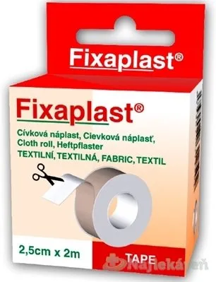 FIXAplast Cievková náplasť textilná (2,5cmx2m) 1ks