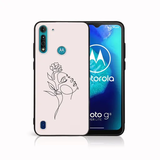 MY ART Ochranný kryt pre Motorola Moto G8 Power Lite ROSE GIRL (198)