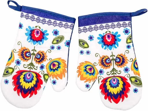 MAKRO - Chňapka s magnetom 2ks FOLK modrá