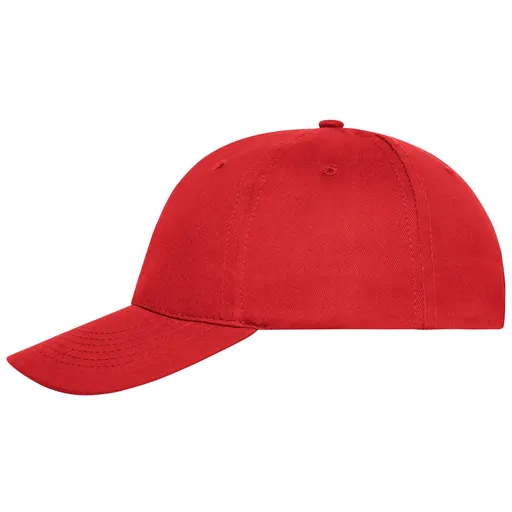 Myrtle Beach (Daiber) 6 panelová šiltovka z bio bavlny MB6236 - Červená