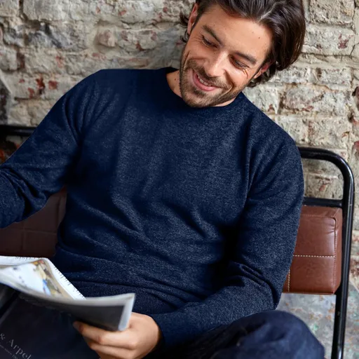 Pulóver s okrúhlym výstrihom, 100 % akryl