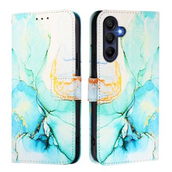 ART MARBLE Peňaženkový kryt pre Samsung Galaxy A26 GREEN
