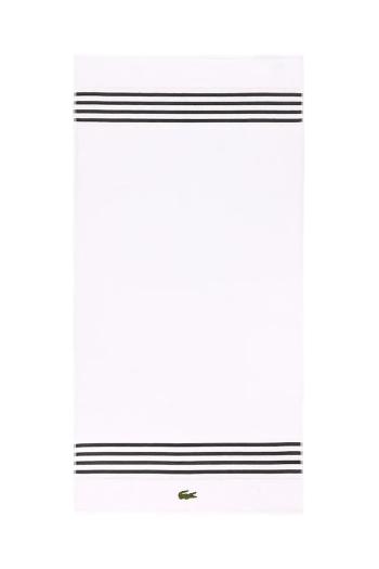 Bavlnený uterák Lacoste LCOURTLI Bitume 70 x 140 cm šedá farba