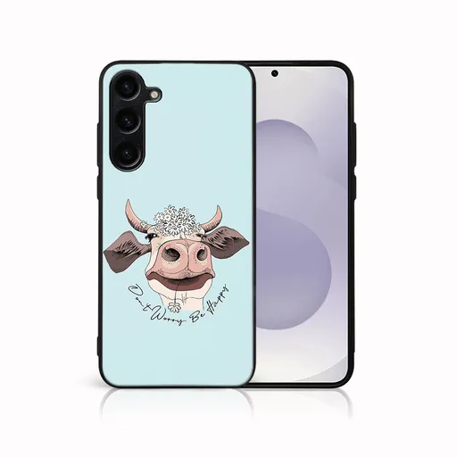 MY ART Ochranný kryt pre Samsung Galaxy S25 Plus 5G HAPPY COW (181)