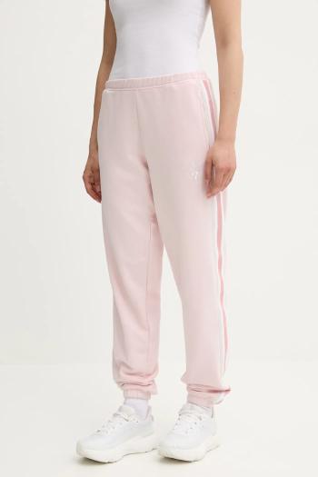 Tepláky Guess YARROW dámske, ružová farba, s potlačou, V5GB15 KCRT1