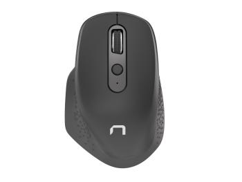 Natec optická myš FALCON/Kancelářská/Optická/Pro praváky/3 200 DPI/Bezdrátové Bluetooth/Černá
