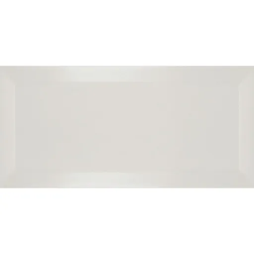 Obklad Ribesalbes Chic Colors marfil bisiel 10x20 cm lesk CHICC1350