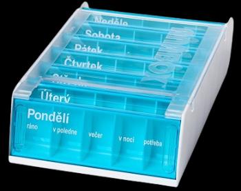 ANABOX Dávkovač na lieky 7 dní Azurový