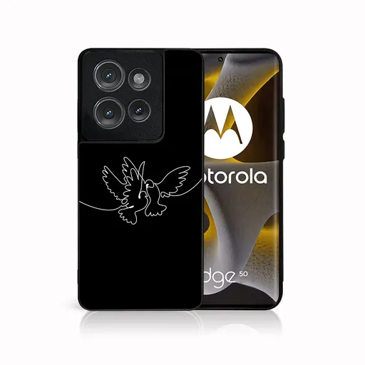 MY ART Ochranný kryt pre Motorola Edge 50 WHITE DOVE (195)