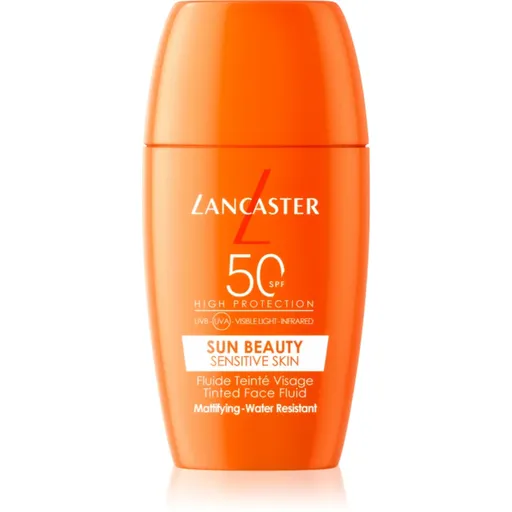 Lancaster Sun Sensitive Tinted Mattifying Fluid zmatňujúca emulzia vodeodolná SPF 50 30 ml