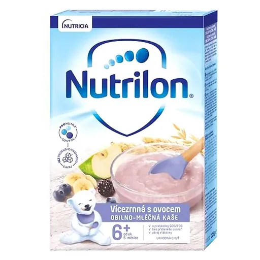 NUTRILON Pronutra Obilno-mliečna kaša Viaczrnná s ovocím 225 g