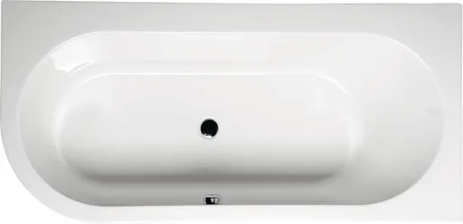 POLYSAN - ASTRA R asymetrická vaňa 165x80x48cm, biela 34611