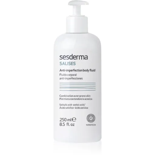 Sesderma Salises Anti-Imperfection Body Fluid telové mlieko proti akné 250 ml