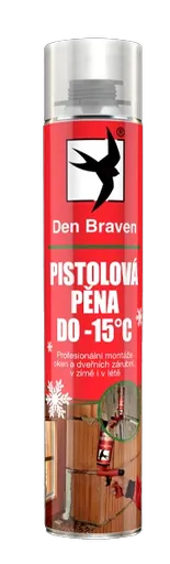 DEN BRAVEN - Pištoľová pena do -15°C zelená 750 ml