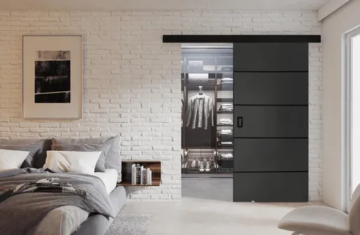 KIER Posuvné dvere WERDI PLUS | 70 cm Farba: Čierna