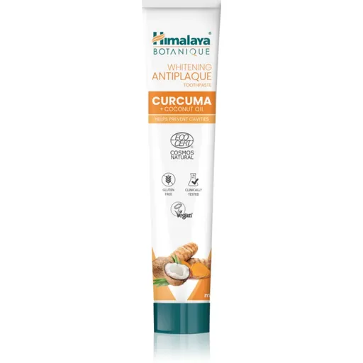 Himalaya Herbals Whitening Antiplaque Curcuma & Coconut Oil pasta proti zubnému povlaku a pre zdravé ďasná 75 ml