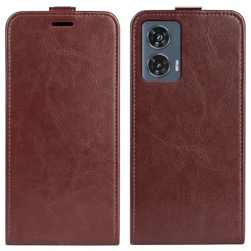 Vyklápacie puzdro pre Motorola Edge 50 Fusion hnedé