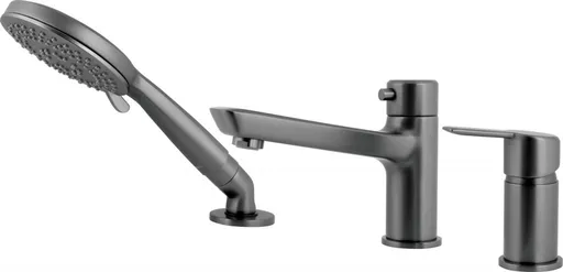 DEANTE - Arnika titánová vaňová batéria, 3otvorová BQA_D13M