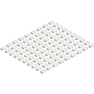 AlzaPower Patch CAT6 UTP RJ45 8p8c netienený skladaný na lícnu (lanko) 100-pack (APW-CP6UST100)