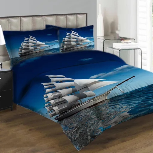 Obliečky Loď (Rozmer: 1x150/200 + 1x60/50)