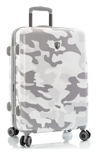 Stredný kufor na kolieskach Heys White Camo M