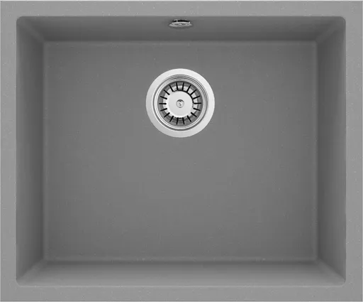 DEANTE DEANTE - Corda šedá metalic - Granitový drez pod dosku - spodná montáž ZQA_S10C