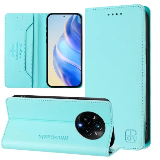 RINA Zaklápacie puzdro pre Realme 14 Pro+ 5G mentolové