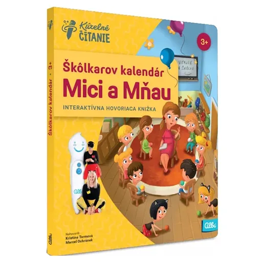 ALBI Kúzelné čítanie Škôlkarov kalendár Mici a Mňau