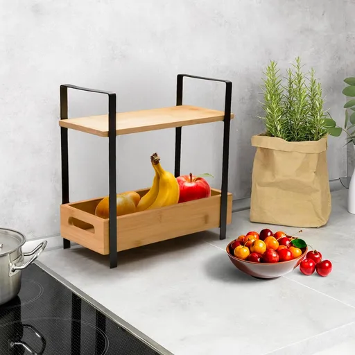 Weltbild Police na kuchyňskou linku, bambusová