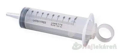 JANETTE ALFA sterilná výplachová striekačka s odstupňovaním 100 ml 1x1 ks