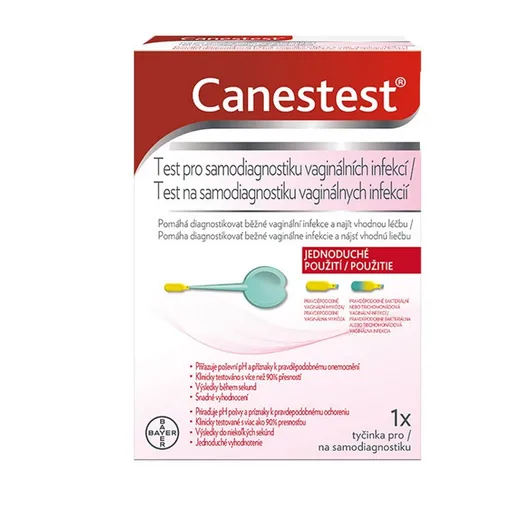 CANESTEST test na samodiagnostiku vaginálnych infekcií 1 ks