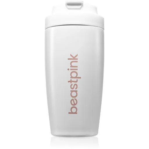 BeastPink Thermo Mug termohrnček s rúrkou farba White 500 ml
