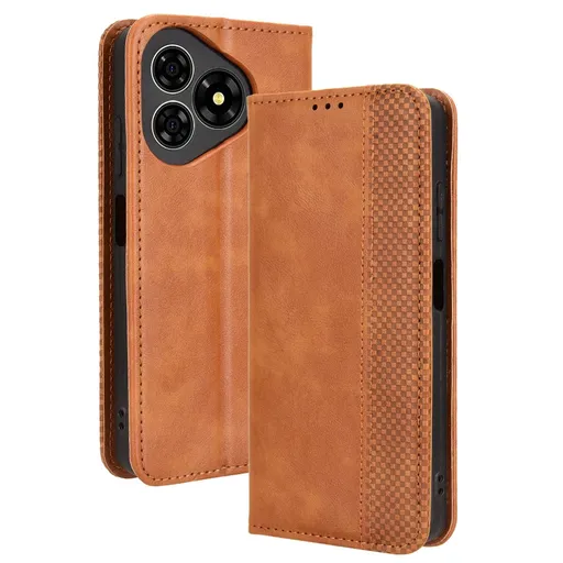 BUSINESS Peňaženkový kryt pre Ulefone Note 19 hnedý