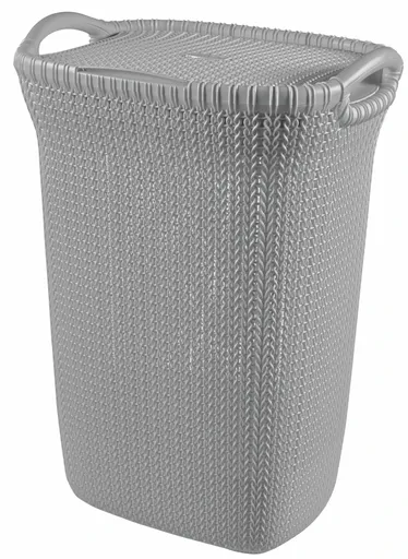 CURVER Kôš na špinavú bielizeň KNIT 57l | sivá