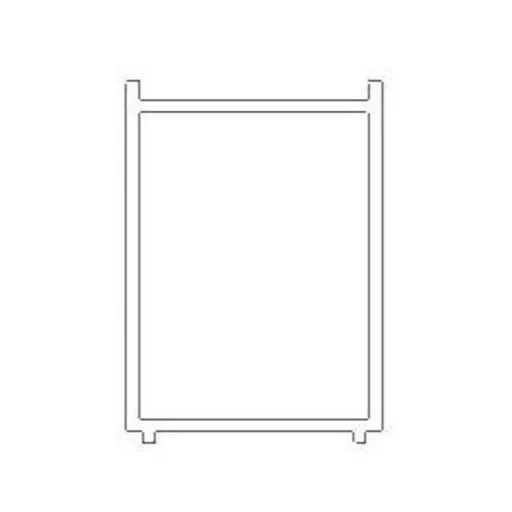 Rozširovací profil k bočnej stene SATSTENATEXDC čierna v. 195cm, 20mm, NDTEXROZPSTENA195C