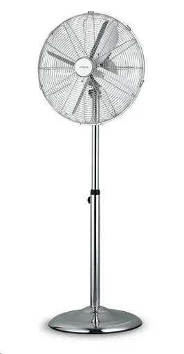 Orava SF-200 X stojanový kovový ventilátor, 3 stupne rýchlosti, automatické otáčanie, strieborná