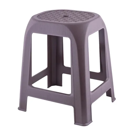 Plastová stolička DESIGN mocca, 41 x 35 x 46 cm