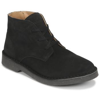 Selected  SLHRIGA NEW SUEDE DESERT BOOT  Polokozačky Čierna